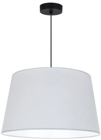 Závesné svietidlo Gaja, 1x svetlosivé textilné tienidlo, (fi 44cm), b