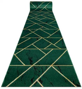 Behúň EMERALD exkluzívne 1012 glamour, štýlový mramor, geometrický zelené / zlato Veľkosť: 120 cm