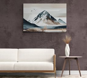 Obraz malebné hory v škandinávskom štýle Varianta: 120x80