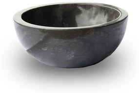Indera Gemma 501 Ø45 cm Black Kamenné umývadlo leštený mramor