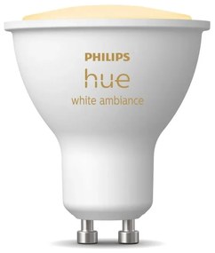 LED inteligentná žiarovka GU10, 4 W White ambiance – Philips Hue