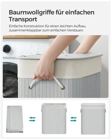 Ručne tkaný kôš na bielizeň 72 l LCB010G01