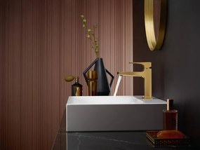Hansgrohe Metropol, umývadlová batéria 110 s výpustom Push-Open, zlatá lesklá, HAN-32507990