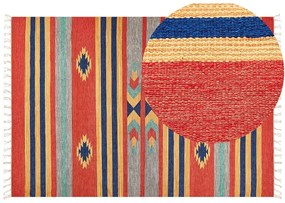 Bavlnený kelímový koberec 200 x 300 cm viacfarebný HATIS Beliani