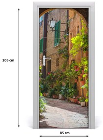 Fototapeta samolepiace na dvere stará ulička 85x205 cm