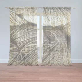Sablio Záclony Povrázky: 2ks 150x250cm