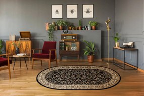 Koberec ROYAL ADR ovál model 1745 čierny