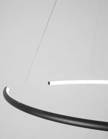 LED luster Breda 70 čierne