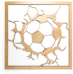 Veselá Stena Drevená nástenná dekorácia Futbalová lopta