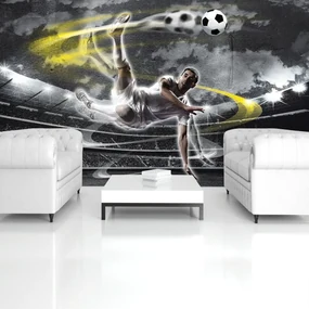 Fototapeta - Futbalista v akcii (152,5x104 cm)