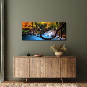 Obraz - Vodopády v Ázii (120x50 cm)