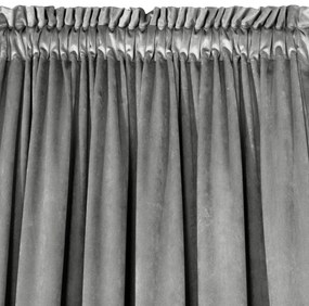 ZATEMŇOVACÍ ZÁVES NA PÁSKE PIERRE 140X300 CM STRIEBORNÁ