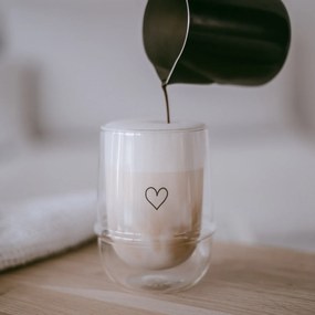 Eulenschnitt Dvojstenný pohár na teplé nápoje Heart 300 ml
