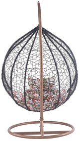 Závěsné houpací křeslo Houseland Luna XL 02 černé
