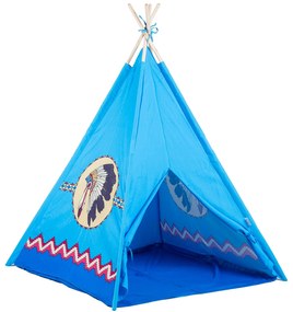 WELLHOX Detský indiánsky stan "modrá"