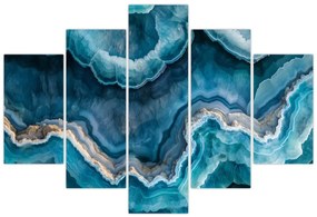 Obraz - Akvamarín detail (150x105 cm)