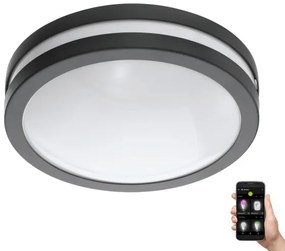 Eglo 33571 -LED Stmievateľné kúpeľňové svietidlo LOCANA-C LED/14W/230V IP44 čierna