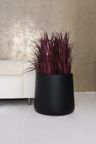 Kvetináč VEKRA, sklolaminát, výška 50 cm, čierna