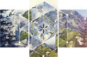 Obraz - Geometrický obrazec (90x60 cm)