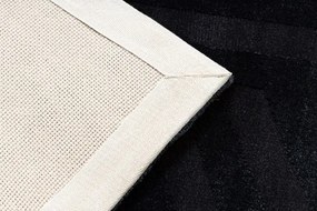 Koberec PEARL 51326E geometrický / štrukturálny, čierny