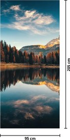 Fototapeta na dvere - Alpy (95x205cm)