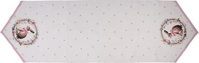 Behúň na stôl zajac s kvetmi Easter Whispers Collection - 50*160 cm