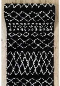 Behúň BERBER ETHNIC G3802 čierny Fredzle berber marokánsky