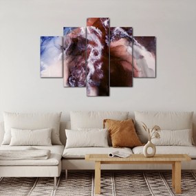 Obraz - Fialový mramor N⁰3 (150x105 cm)