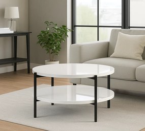 Konferenčný stolík SIGMA B SM-02 | biely lesk