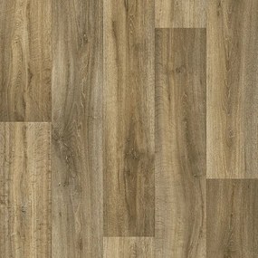 PVC podlaha - lino Domo 2152, na mieru, šíře 2m,4m, hnedá, bez podkladu, kuchyňa, Beaulieu International Group