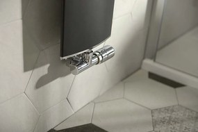 Ridea Ridea, OTHELLO MONO SLIM vykurovacie teleso hliníkové 300x1890mm, čierna mat, 2301189030SN