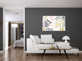 Obraz - Abstraktné ťahy (90x60 cm)