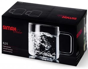 Simax Sklenené hrnčeky FROM 300 ml, 2 ks