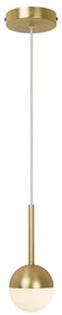 Nordlux - Závesné svietidlo CONTINA so závesným lankom 1xG9/5W/230V mosadz