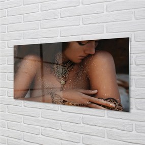 Obraz plexi Šperky žena 100x50 cm