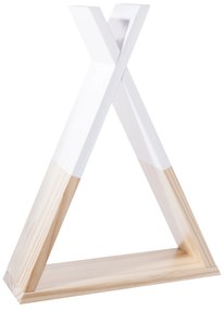 Atmosphera Créateur d'intérieur Detská nástenná polica teepee z borovicového dreva Atmosphera Tipi