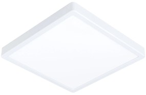 EGLO LED stropné chytré svietidlo FUEVA-Z, 19,5 W, teplá biela-studená biela, 28x28cm, hranaté, biele