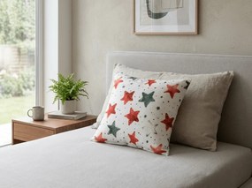 Obliečka na vankúš z mikrovlákna COLORFUL STARS 45x45 cm, farebná