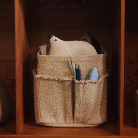 Ferm Living Textilný úložný box Hokan 18 × 18 cm