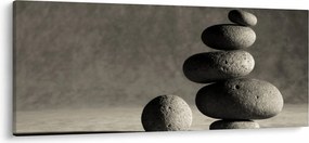 Obraz - Šedé kamene (120x50 cm)