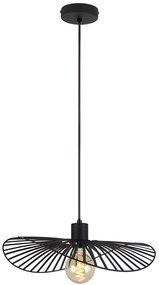 Toolight Toolight, závesné svietidlo 41cm, 1xE27, APP1840-1CP, čierna, OSW-07061