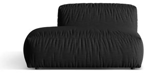 Čierny modul pohovky (ľavý roh) Martina – Micadoni Home