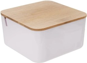 Dóza plast/bambus kozmetická+zrkadlo WHITNEY ORION