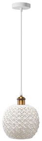 Toolight Toolight, keramická závesná lampa 1xE27 APP1007-1CP, biela, OSW-07535