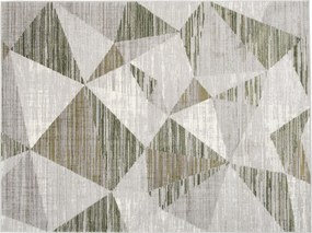 TA Koberec E455A SVETLO SIVÁ/TMAVOZELENÁ ASTHANE Rozmer: 80x150 cm