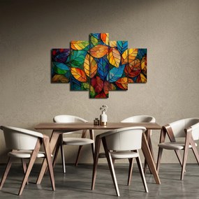 Obraz - Mozaika z listov (150x105 cm)