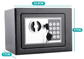 Digitálny sejf v 2 typoch - malý, čierny