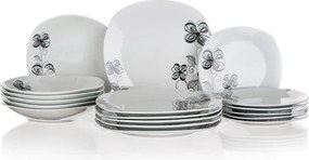 Porcelánová sada tanierov FLOREA 18 ks