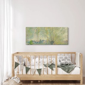 Obraz - Claude Monet, The Willows, reprodukcia (120x50 cm)
