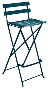 Fermob Skladacia barová stolička BISTRO - Acapulco blue